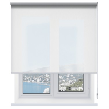 Рулонная штора Респект DM 01 белый