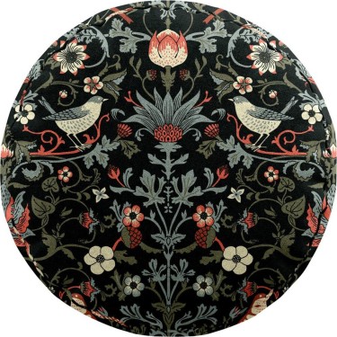 Подушка круглая Cortin «Зачарованные птицы»