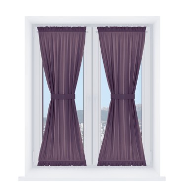 Штора песочные часы «Кортин» блэкаут однотонный фуксия