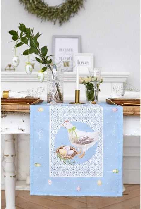 Дорожка на стол ««Пасхальные радости»» 40х146 см, 100% хл, саржа 190 гр/м2