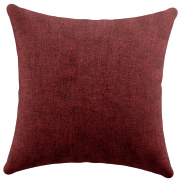 Подушка Cortin лён кашемир бордовый