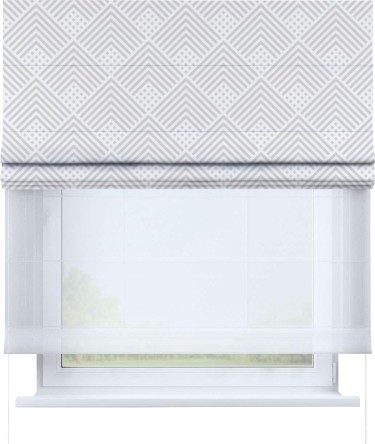 Римская штора «Кортин» день-ночь «Кристалл»