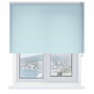 Горизонтальные жалюзи 565 светло-голубые