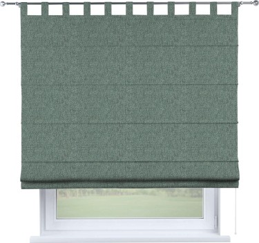 Римская штора на петлях «Кортин», стиф димаут серо-голубой