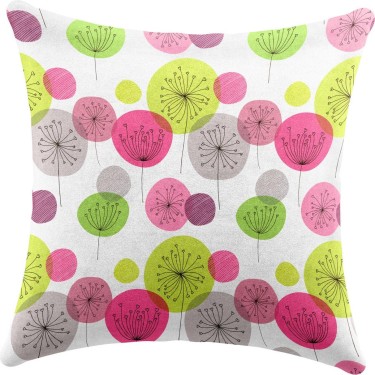 Подушка квадратная Cortin «Цветные одуванчики»