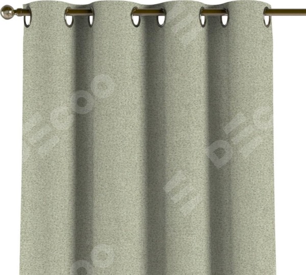 Комплект штор на люверсах лён блэкаут серо-бежевый