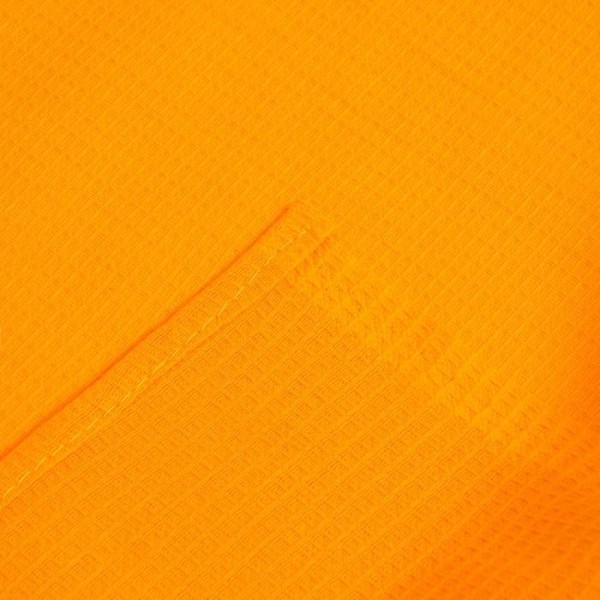 Полотенце вафельное 70х150 см, апельсин, хлопок 100%, 160г/м2