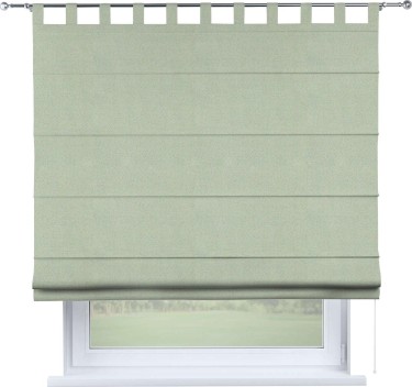 Римская штора на петлях «Кортин», ткань блэкаут однотонный, светло-серый