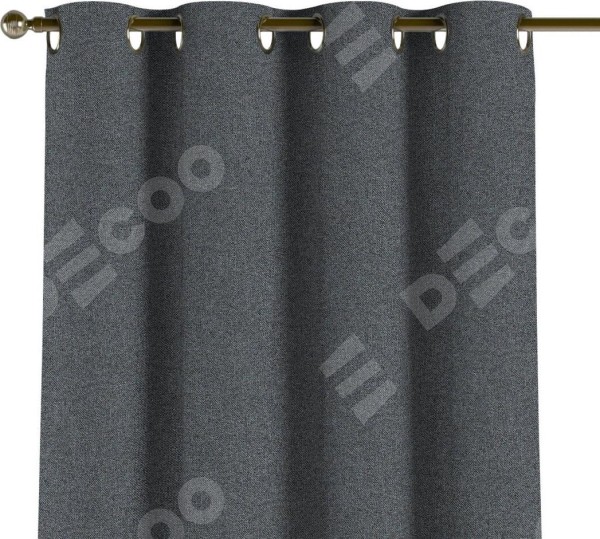 Комплект готовых штор «Cortin» лён блэкаут серый на люверсах