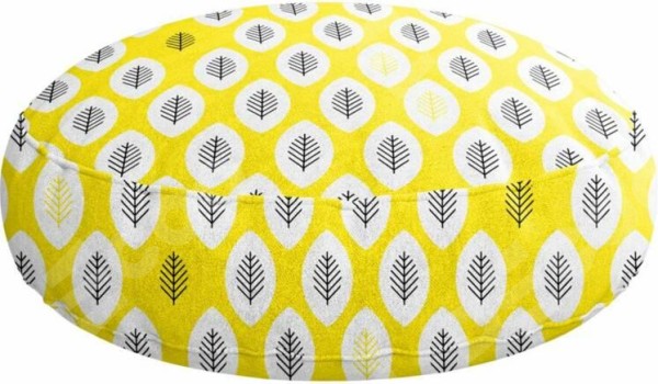Подушка круглая Cortin «Солнечные листья»