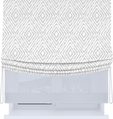 Римская штора «Кортин», день-ночь с мягкими складками, «Притяжение»