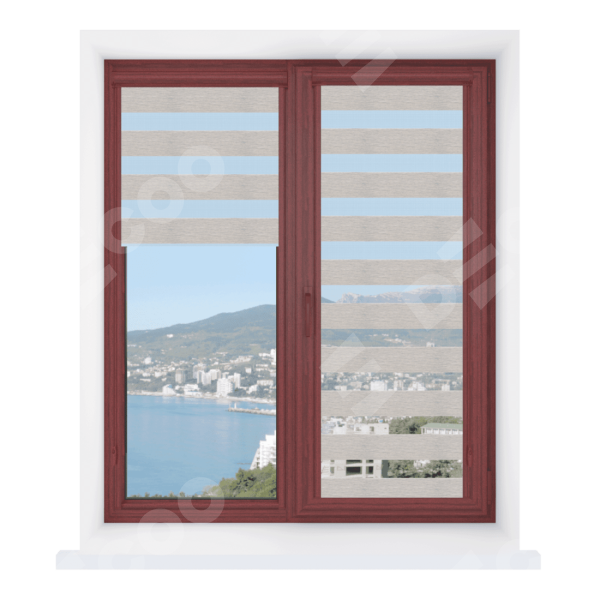 Рулонная штора День-ночь Уни 2 Dalin серый